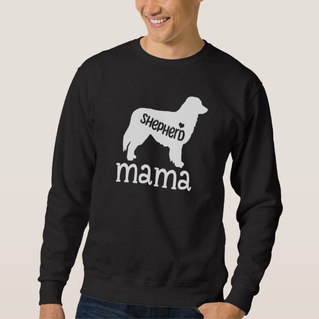 Moletom Shepherd Mama Bonita German shepherd Cachorro Mãe (Frente)