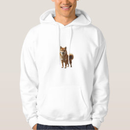 Moletom Shiba Inu Hoodie - Frente e Traseira de Imagem Dup