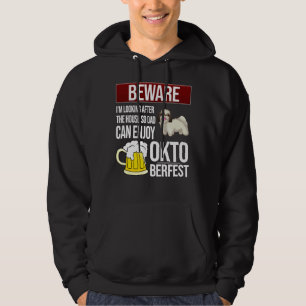 Moletom Shih Tzu Beware Eu Estou Olhando Para A Casa Assim