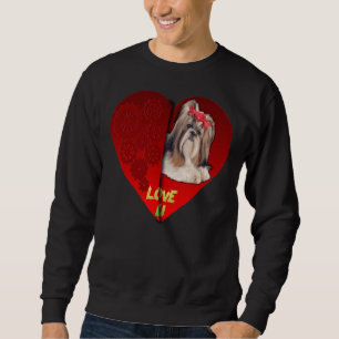 Moletom Shih Tzu Big Red Heart