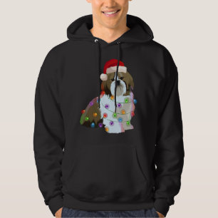 Moletom Shih Tzu Christmas Lights Xmas Dog Lover