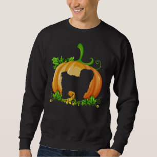 Moletom Shih Tzu Witch Pumpkin Halloween Costume