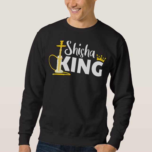 Moletom Shisha King Crown Hookah Smoam Steam (Frente)