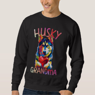 Moletom Siberian Husky Amante Pop de Arte Cardíaca Rouco D
