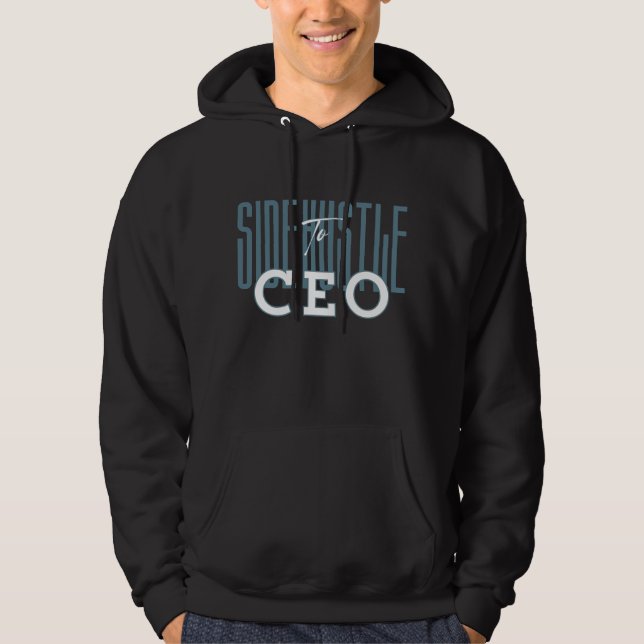 Moletom Side Hustle para CEO™ Legacy Builder Ambição de ru (Frente)