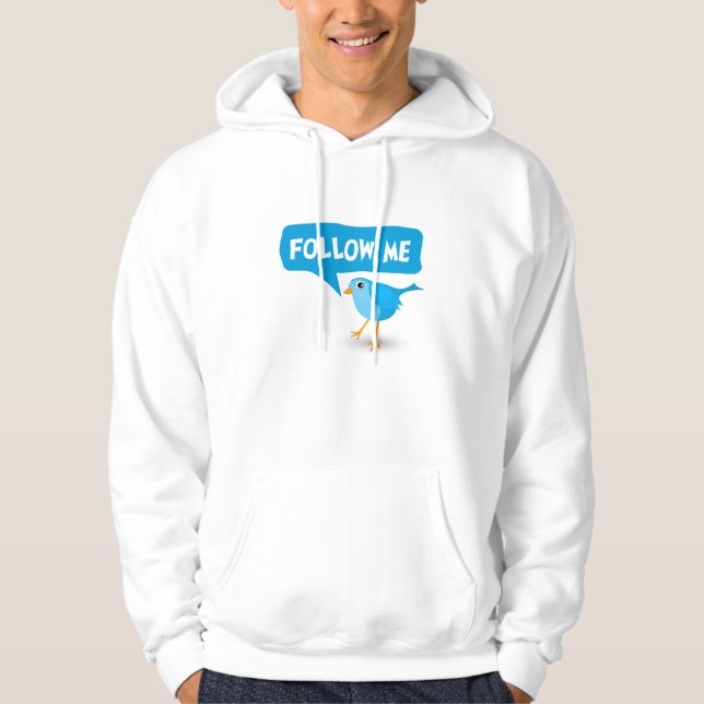 Moletom Siga-me Cartoon Blue Bird Social Media (Frente)