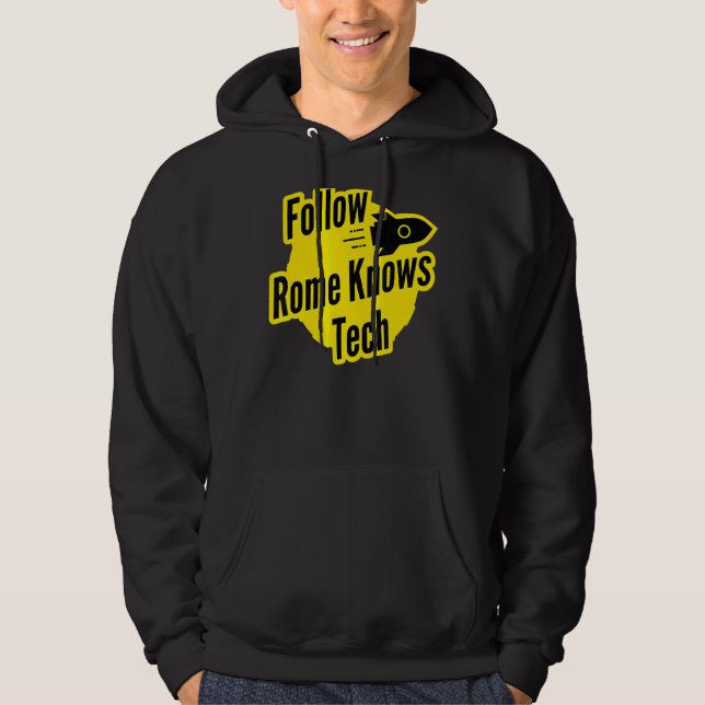 Moletom Sigam Roma Knows Tech Rocket 888 romeknowstech li (Frente)