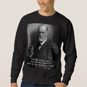 Moletom Sigmund Freud "um dia." camisola - alguma cor