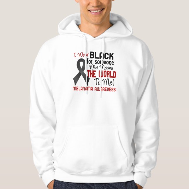 Moletom Significa-me o mundo a melanoma 2 (Frente)