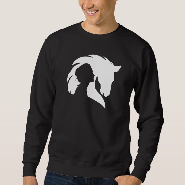 Moletom Silhouette Cavalo Rider (Frente)