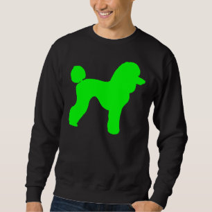 Moletom Silhouette de Poodle Verde