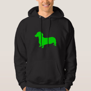 Moletom Silhouette Verde Dachshund