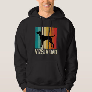 Moletom Silhueta de Cachorro Pai Vizsla Retro