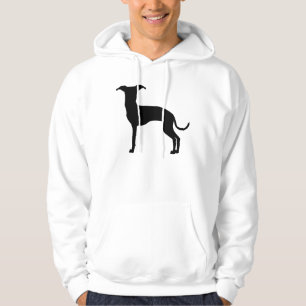 Moletom Silhueta de Galgo Italiano Preto (Ou Sua Cor)