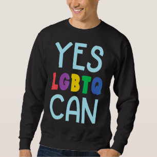 Moletom Sim Lgbtq Pode Igualdade De Gênero Orgulho Arco-Ír