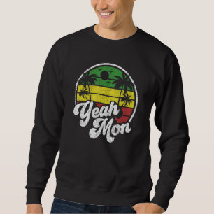 Moletom Sim Mon Vintage Jamaica Reggae Vacina jamaicana