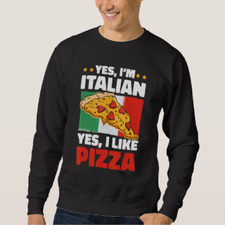 Moletom Sim, sou italiano, sim, eu gosto de pizza