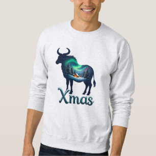 Moletom Símbolo Astrologico Taurus Xmas Celebração