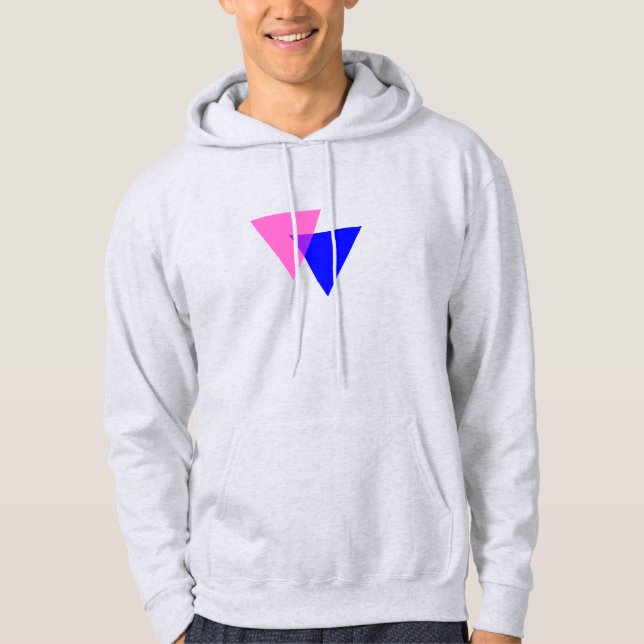 Moletom Símbolo da bissexualidade Hoodie (Frente)