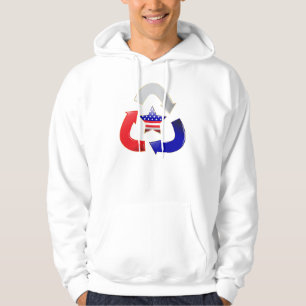 Moletom Símbolo da Estrela Americana Reciclável
