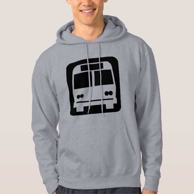 Moletom Símbolo de barramento - Preto (Frente)