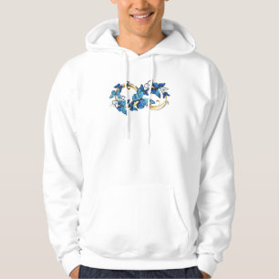 Moletom Símbolo Infinito de Borboletas Azuis Morpho