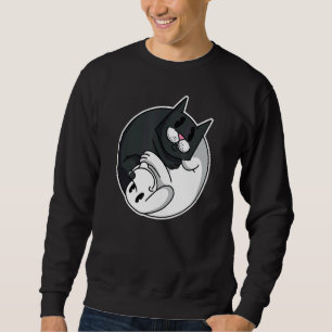 Moletom Símbolo Yin Yang Cat Dog Animal Cute Proprietários