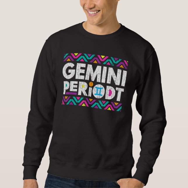 Moletom Símbolo Zodiac - Gráfico Periodt Gemini (Frente)
