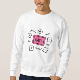 Moletom Símbolos matemáticos Estudantes e Pais