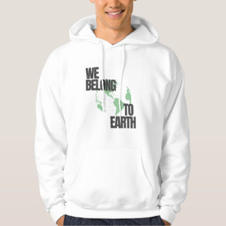Moletom Simples Pertencemos À Terra Hoodie