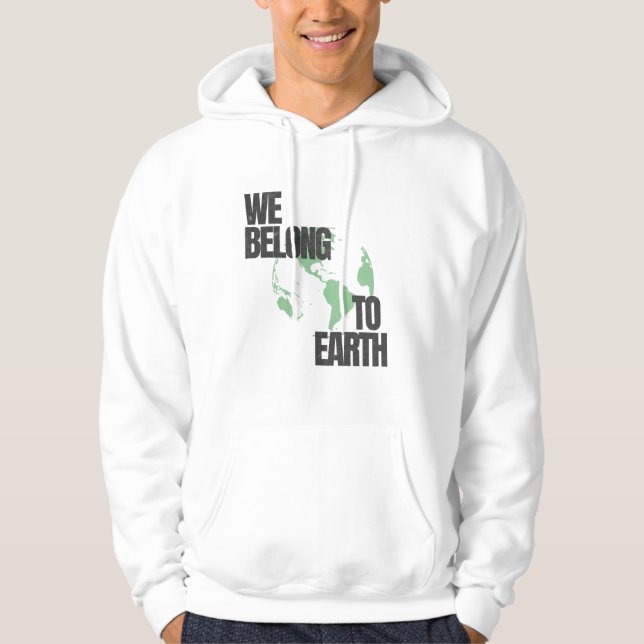 Moletom Simples Pertencemos À Terra Hoodie (Frente)
