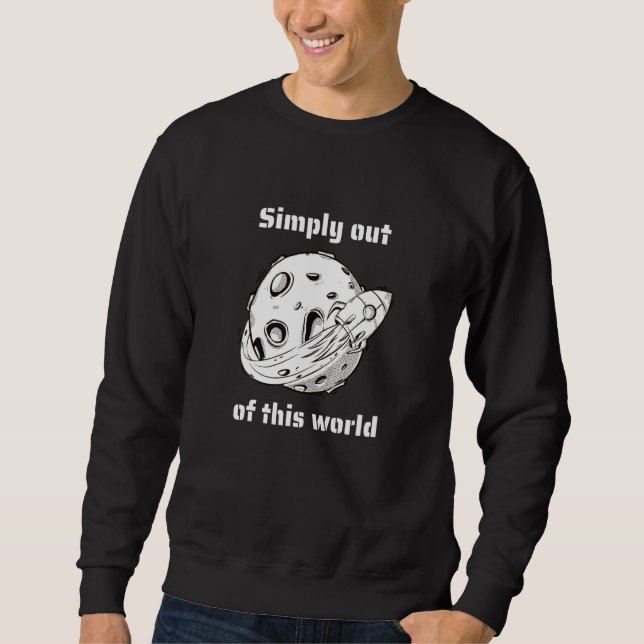 Moletom Simply Out Of This World Retro Outer Space Designs (Frente)