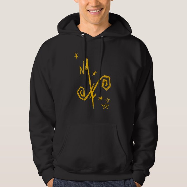 Moletom Sinal Amarelo Sueco Encapuzado (Frente)