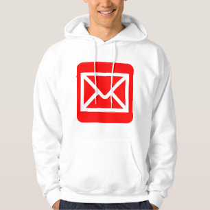 Moletom Sinal de Envelope - Vermelho