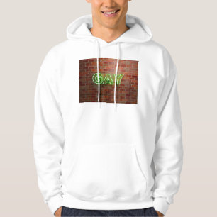 Moletom Sinal de néon gay iluminado SlipperyJoe brilhante