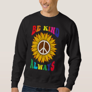 Moletom Sinal de Paz Amor 60s 70s Tie Dye Hippie Halloween