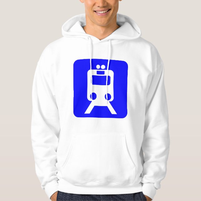 Moletom Sinal do trem - Azul (Frente)