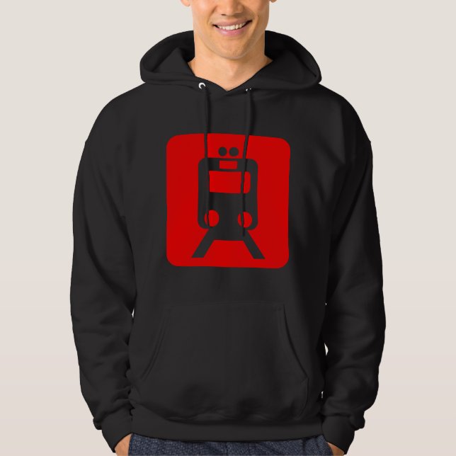 Moletom Sinal do trem - Vermelho (Frente)