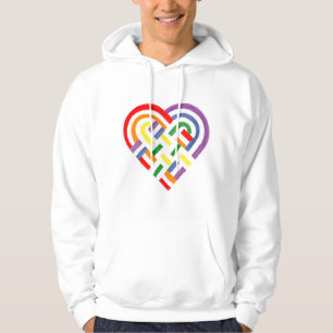 Moletom Sinalizador do Oração LGBTQ+ Arco-Íris