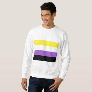 Moletom Sinalizador do Orgulho Não Binário