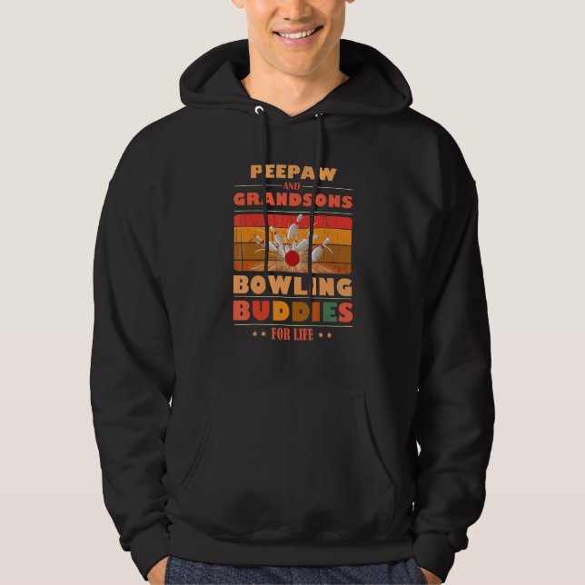 Moletom Sincere Grandsons PEEPAW Buddies For Life Bowling (Frente)