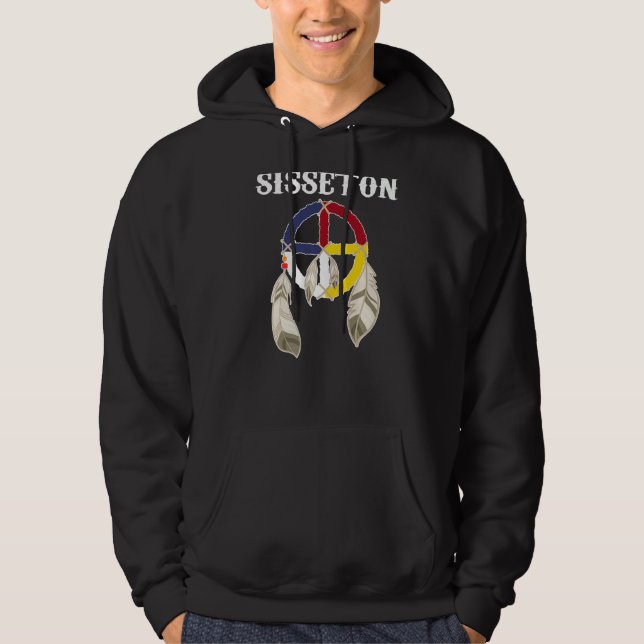 Moletom Sisseton Dakota Nation Medicine Wheel Santee Sioux (Frente)