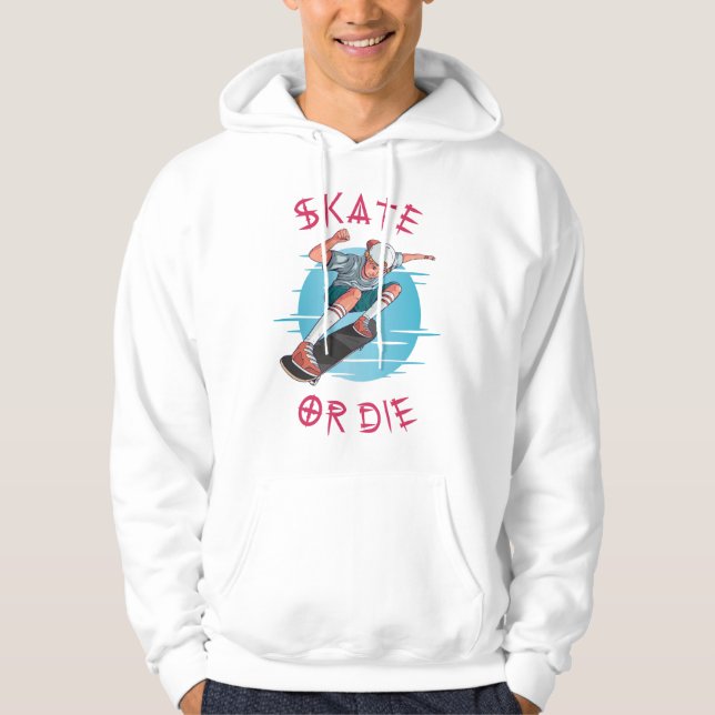 Moletom Skate ou morrer Skateboarder Boy (Frente)