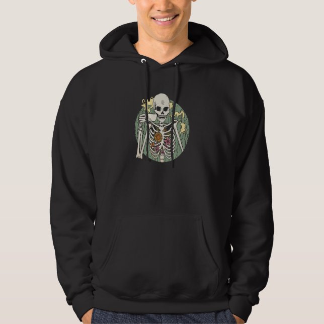 Moletom Skeleton Coffee Living Dead Zombie Skull (Frente)
