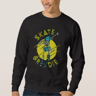 Moletom Skeleton Skateboarder skate ou die
