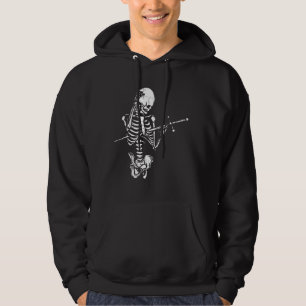 Moletom Skeleton Stab Espada Halloween Ossos Loucos Caveir