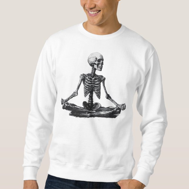 Moletom Skeleton Yoga (Frente)