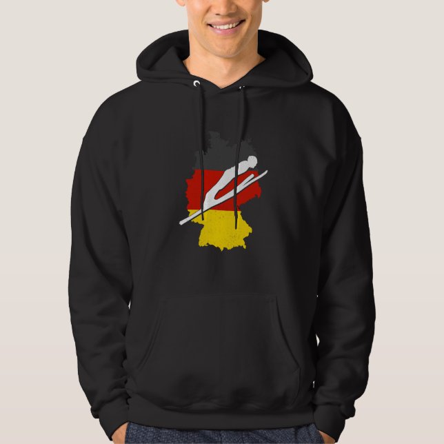 Moletom ski jumping germany ski flying winter sports ski j (Frente)