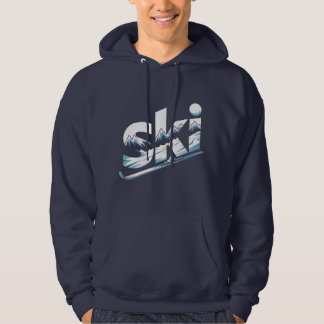 Moletom Ski Mountain Graphic Hoodie – Winter Adventure Ski