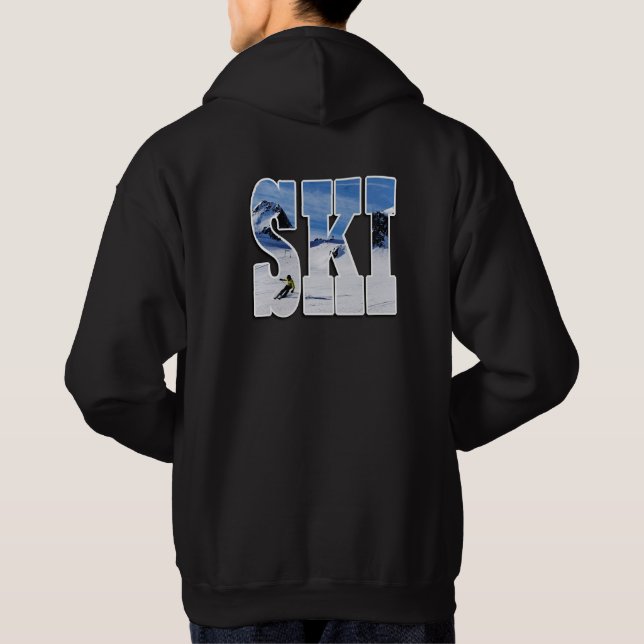 Moletom SKI Mountain  Winter Sports  Design (Verso)